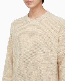 Buy 남성 롱슬리브 크루넥 스웨터 in color BEIGE