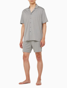 Buy 남성 니트 텐셀 쿨링 슬립 쇼츠 in color GREY