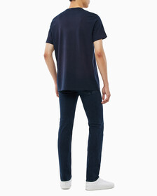 Buy 남성 소프트 페이디드 로고 크루넥 반팔 티셔츠 in color DARK SAPPHIRE