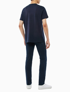 Buy 남성 소프트 페이디드 로고 크루넥 반팔 티셔츠 in color DARK SAPPHIRE