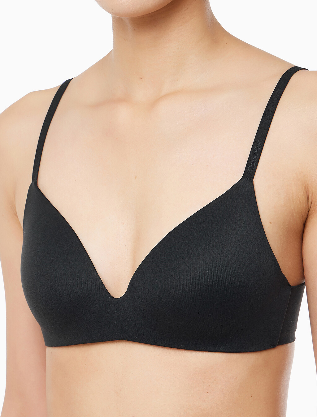 Buy 여성 퍼펙틀리 핏 AF 와이어프리 티셔츠 브라 in color BLACK