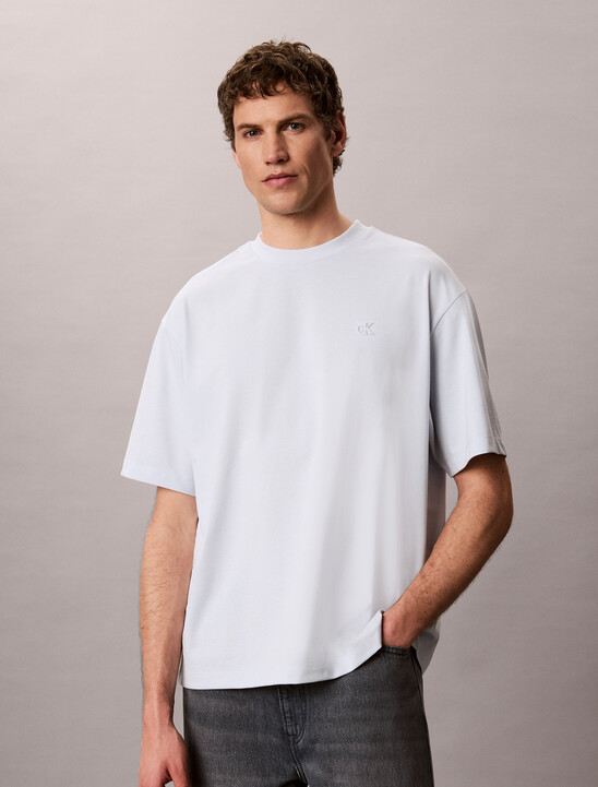 릴렉스드핏 쿨링 저지 모노로고 티