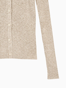 Buy 여성 립 가디건 in color Beige