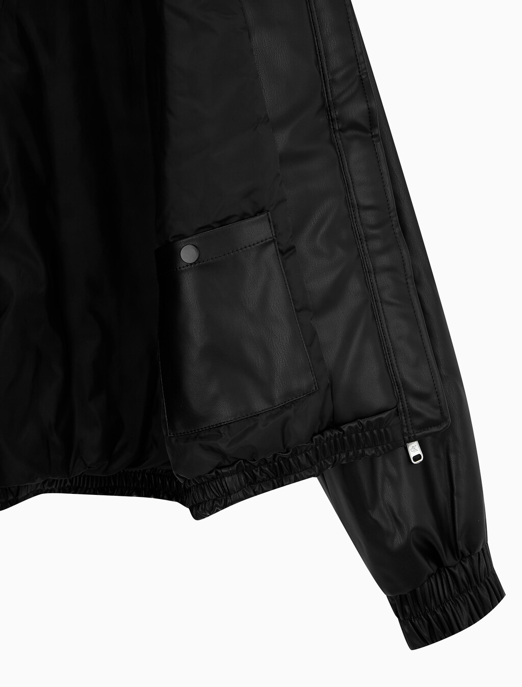 Buy 여성 폭스레더 봄버 in color BLACK