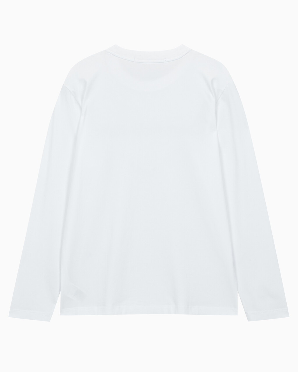 Buy 남성 레귤러핏 인스티튜셔널 긴팔 티셔츠 in color BRIGHT WHITE