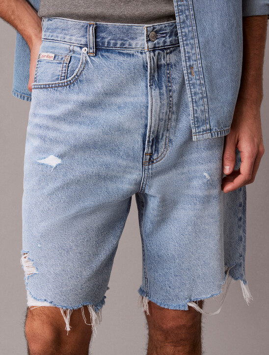 라이트 웨이트 에코쿨 90s 데님 쇼츠