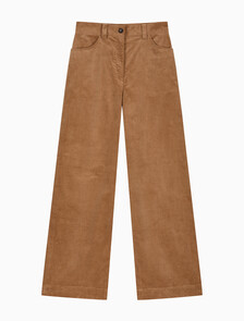 Buy 여성 코듀로이 5포켓 릴렉스드 팬츠 in color Brown