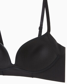 Buy 여성 인비저블 AF 푸쉬업 플런지 브라 in color BLACK