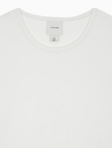 Buy 유니섹스 숏슬리브 더블 머서라이즈드 저지 크루넥 티셔츠 in color VAPOROUS GRAY