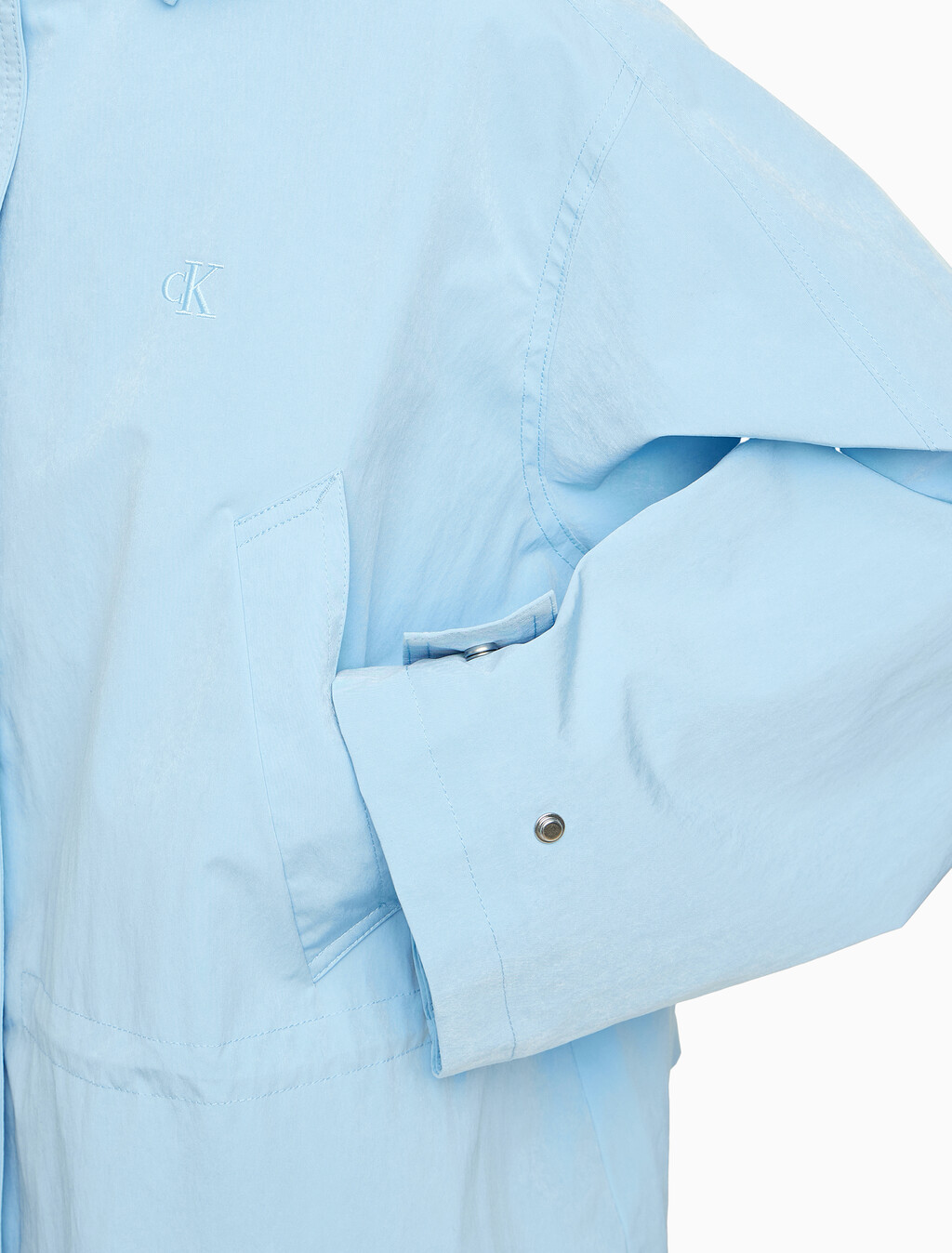 Buy 여성 나일론 웨이스트 자켓 in color SHORESIDE BLUE