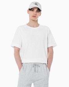 Buy 남성 레귤러 핏 에센셜 로고 반팔 티셔츠 in color ATHLETIC GREY H