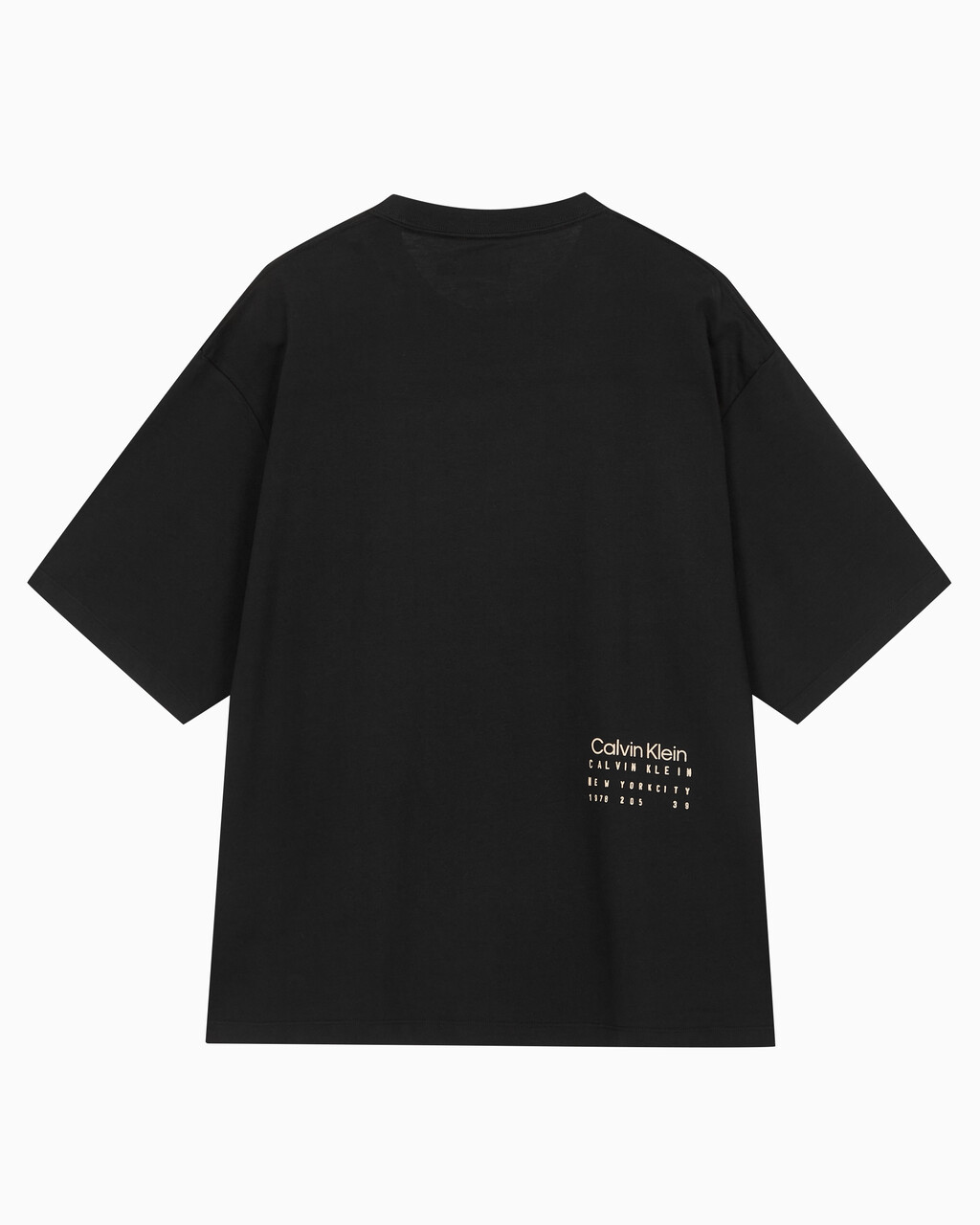 Buy 남성 숏슬리브 컴팩트 저지 티 in color BLACK BEAUTY