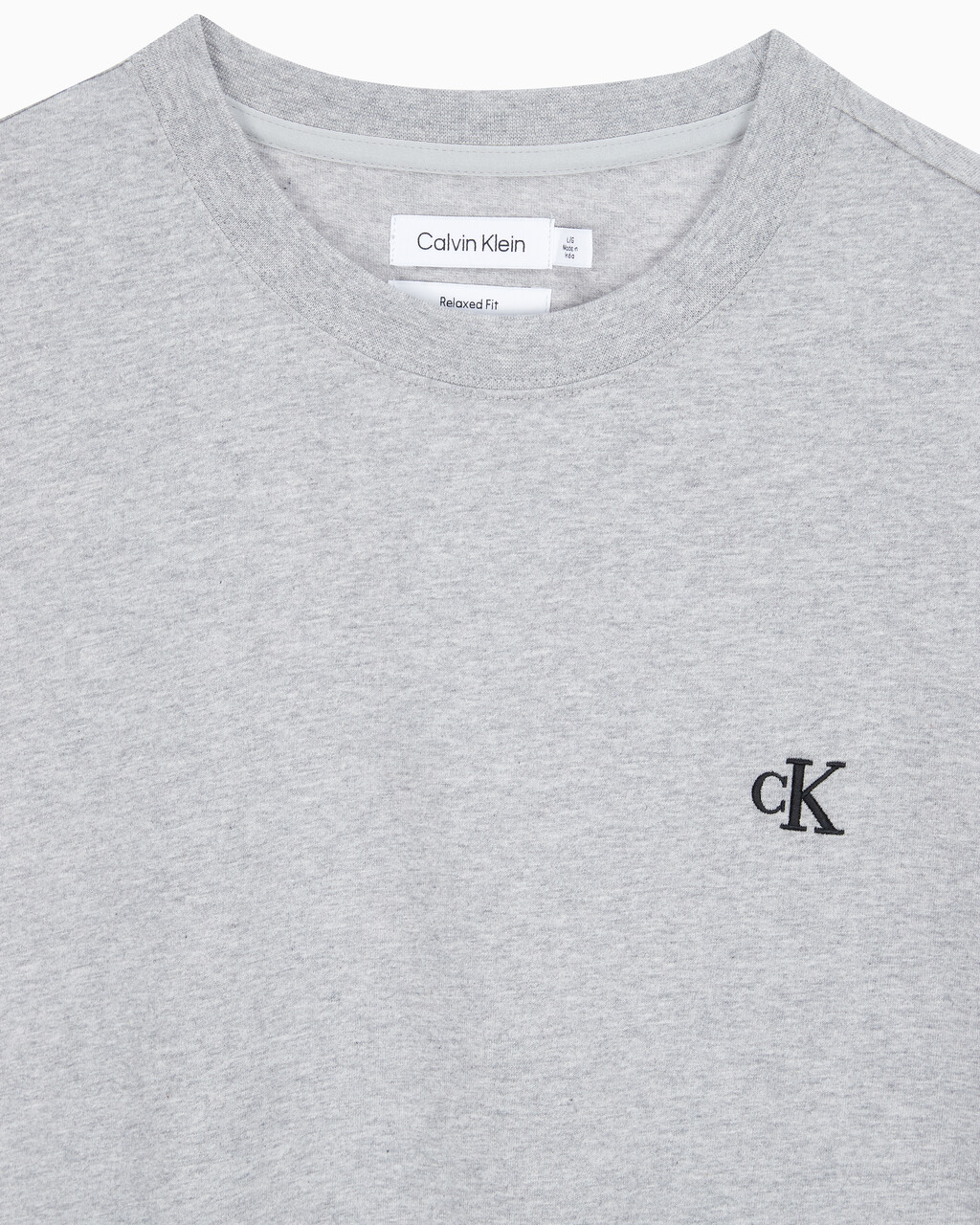 Buy 남성 릴렉스핏 아카이브 로고 크루넥 반팔 티셔츠 in color HEROIC GREY HEATHER