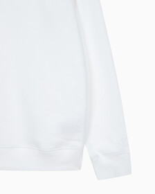 Buy 남성 레귤러핏 인스티튜셔널 로고 기모 스웨트셔츠 in color BRIGHT WHITE