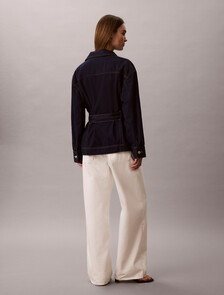 Buy 여성 신치드 데님 자켓 린스 in color Rinse