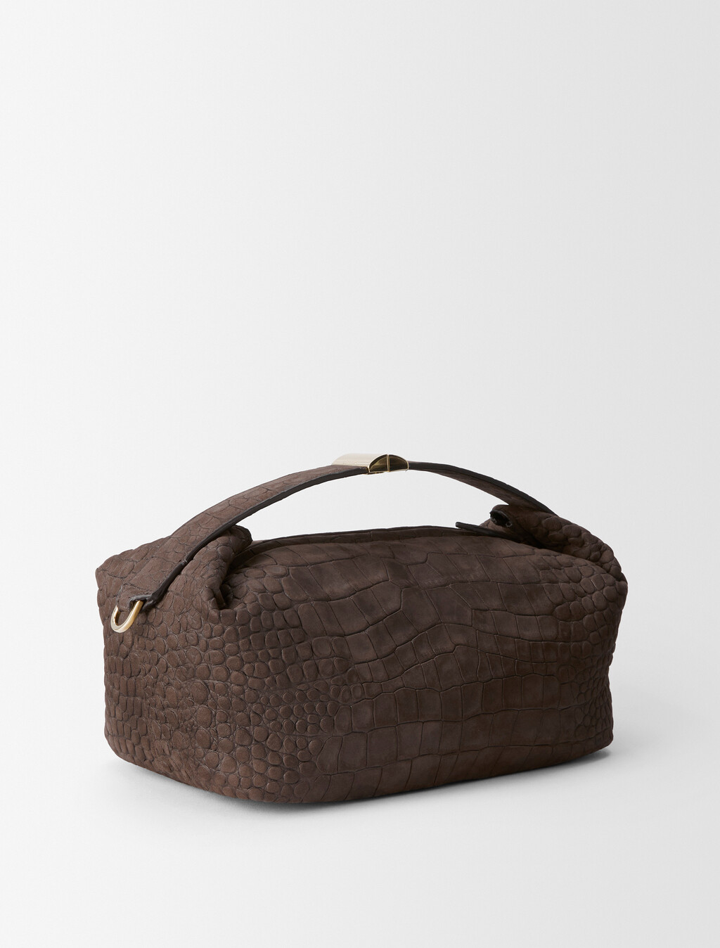 Buy SMALL SOFT ZIPPED POUCH in color Cocoa