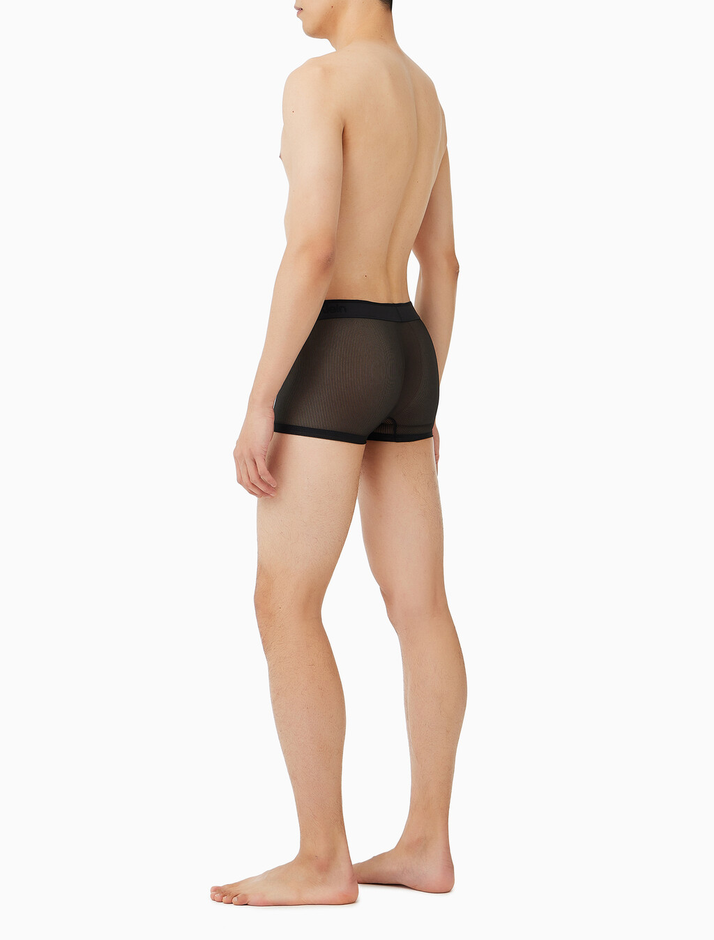 Buy 남성 CK 블랙 시어 립 트렁크 in color BLACK