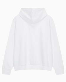 Buy 남성 롱슬리브 아카이브 플리스 후디 in color BRILLIANT WHITE