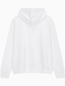 Buy 남성 롱슬리브 아카이브 플리스 후디 in color BRILLIANT WHITE
