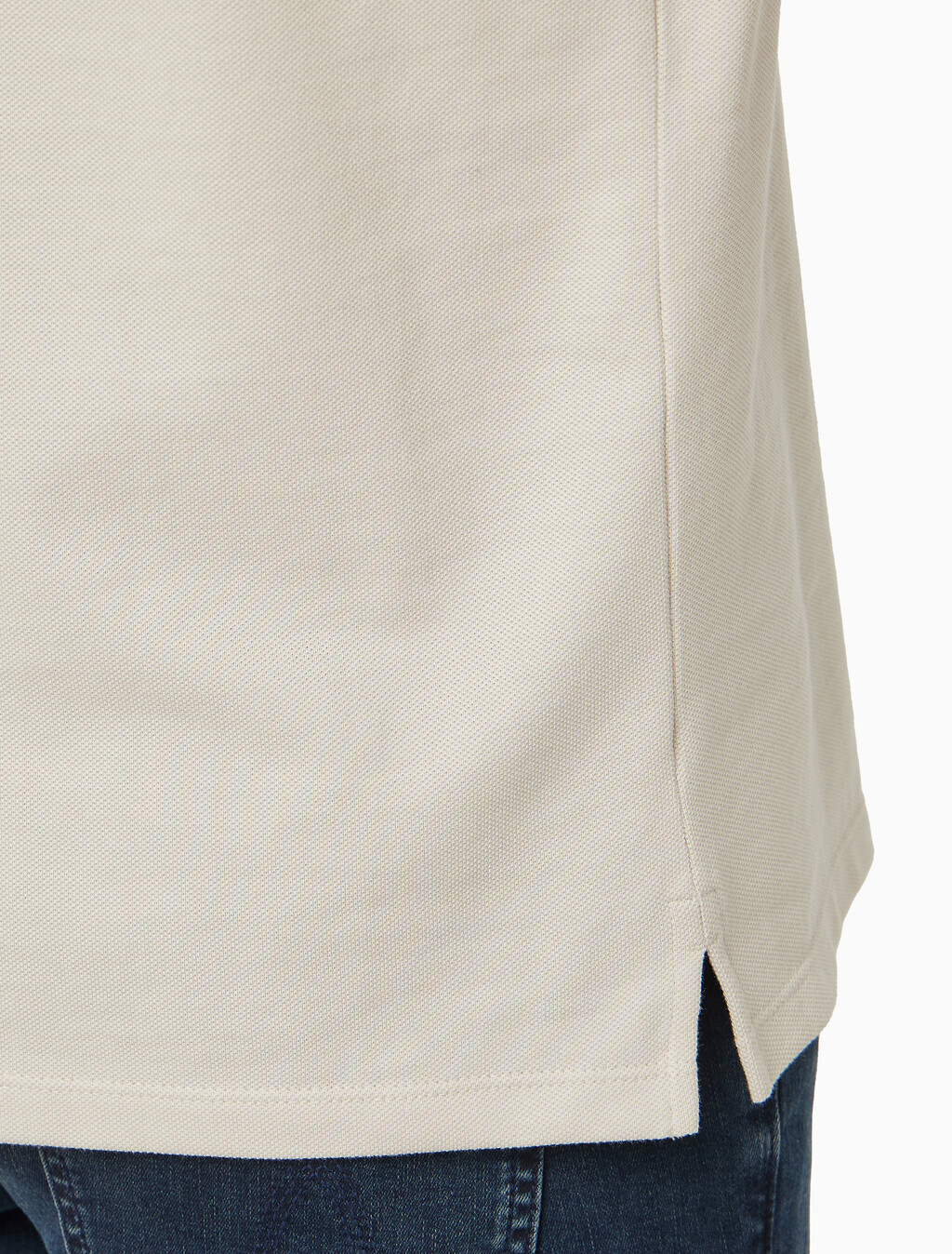 Buy 모노그램 피케 폴로 티 in color BEIGE