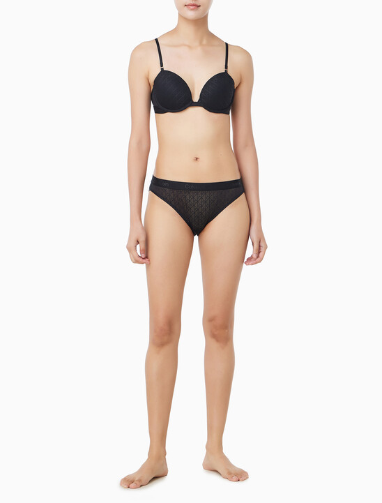 여성 스컬프트 레이스 데미 브라