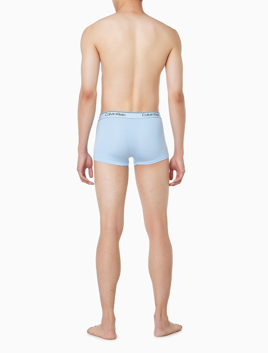 Buy 남성 마이크로 스트레치 3팩 로우 라이즈 트렁크 in color Navy/ Blue / Light Blue