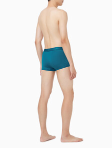 Buy 남성 CK 블랙 마이크로파이버 트렁크 in color TEAL MARINE