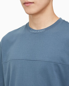 Buy 남성 릴렉스핏 저지 숏슬리브 티셔츠 in color OCEAN TEAL/ BLK