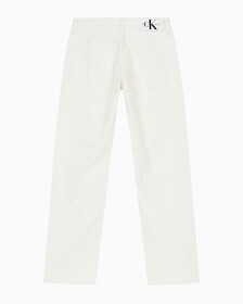 Buy 남성 90's 스트레이트핏 화이트 데님 in color 028A CHALKY BLU