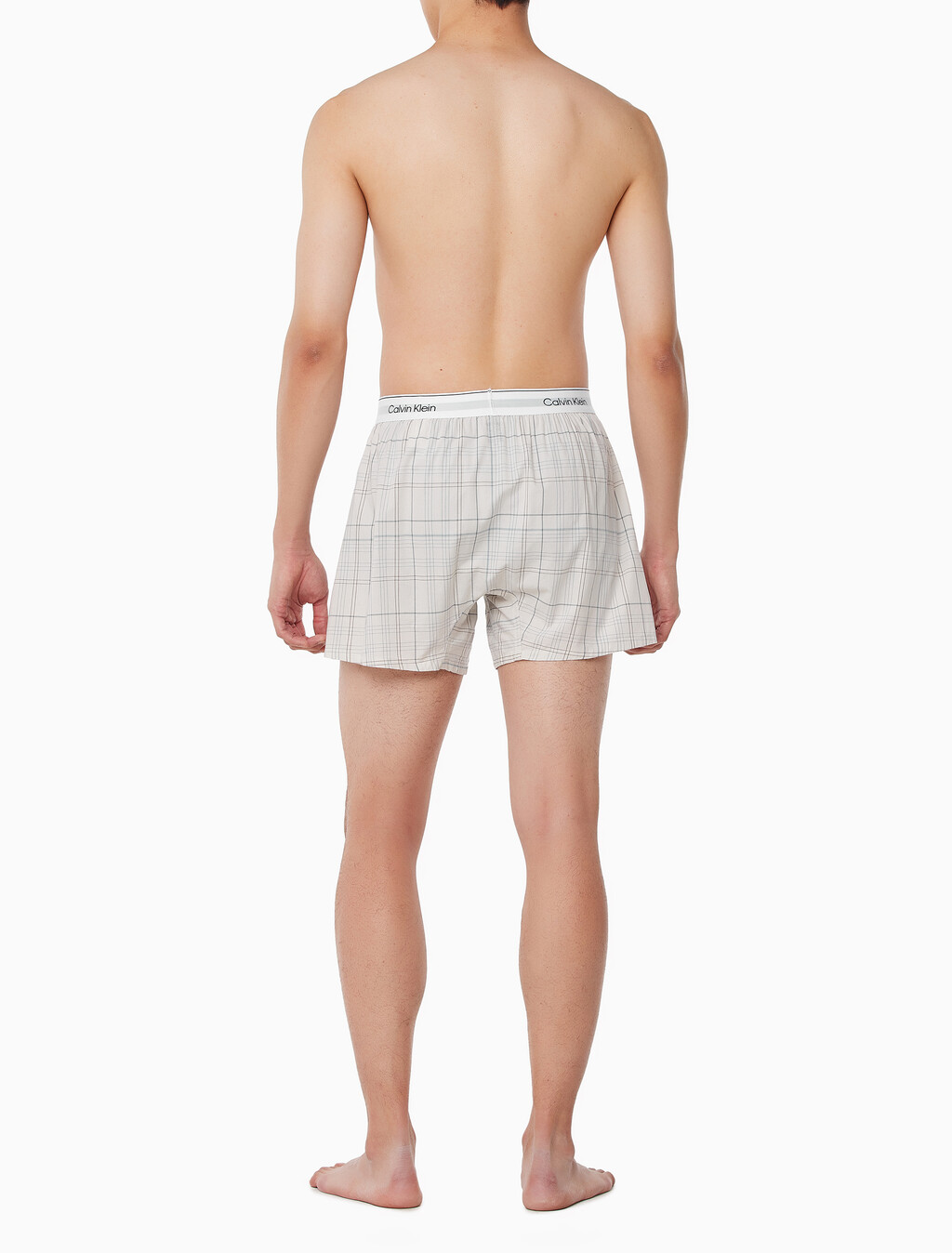 Buy 남성 코튼 포플린 박서 in color CROSSHAIR PLAID CHALK