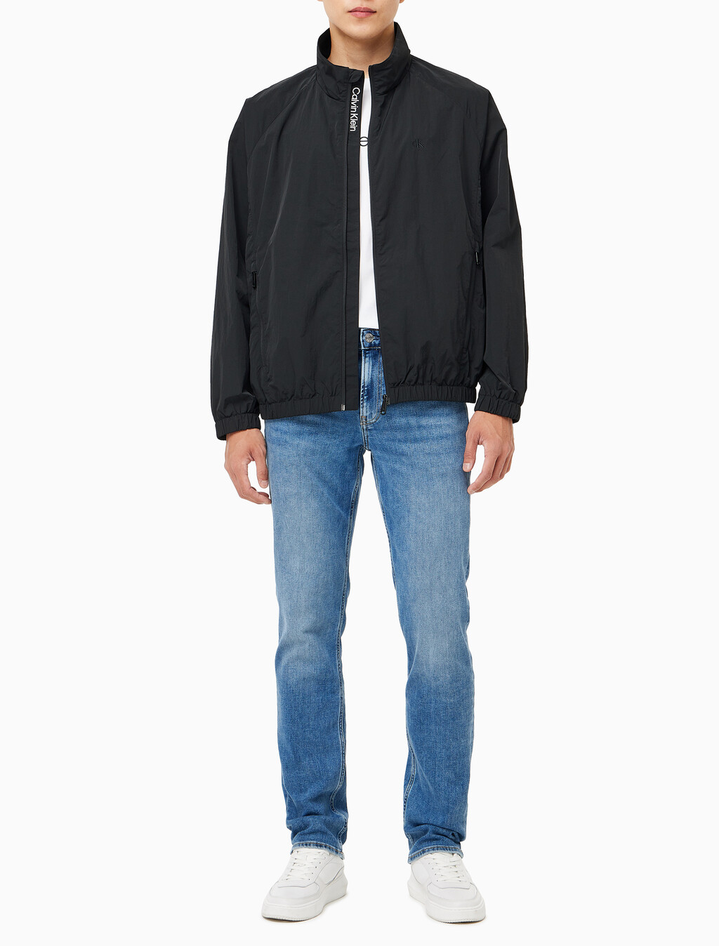 Buy 남성 베이직 에센셜 기능성 나일론 자켓 in color CK BLACK