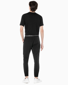 Buy 남성 오버사이즈 우븐 조거 팬츠 in color BLACK