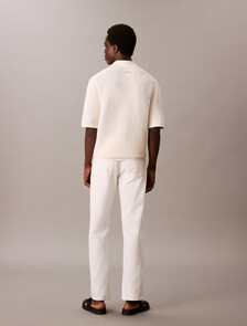 Buy 남성 90's 스트레이트핏 화이트 데님 in color WHITE