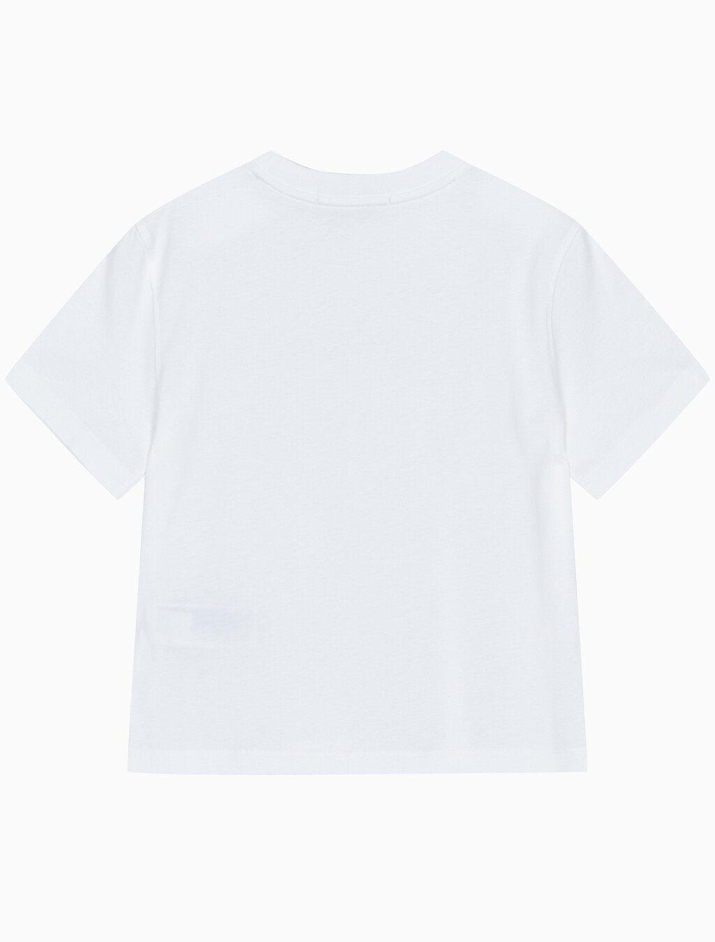 Buy 여성 모노그램 로고 모던 스트레이트핏 반팔 티셔츠 in color BRIGHT WHITE