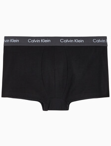 Buy 남성 EU 코튼 스트레치 3PK 로우 라이즈 드로즈 3PK in color BLACK BODIES WITH ARONA/POMPIAN RED/ASHFORD GREY WBS