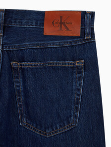 Buy 남성 90's 스트레이트핏 다크블루 텐셀 데님 in color DARK BLUE STONE