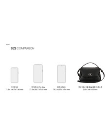 Buy 여성 CKJ 모노그램 플랩 크로스백 in color BLACK