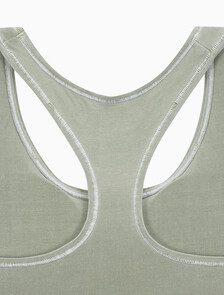 Buy 여성 모던코튼 미네랄 AF 라이틀리 라인드 브라렛 in color ECO GREEN
