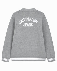 Buy 남성 바시티 가디건 스웨터 in color MID GREY HEATHER