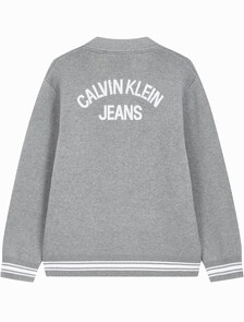 Buy 남성 바시티 가디건 스웨터 in color MID GREY HEATHER