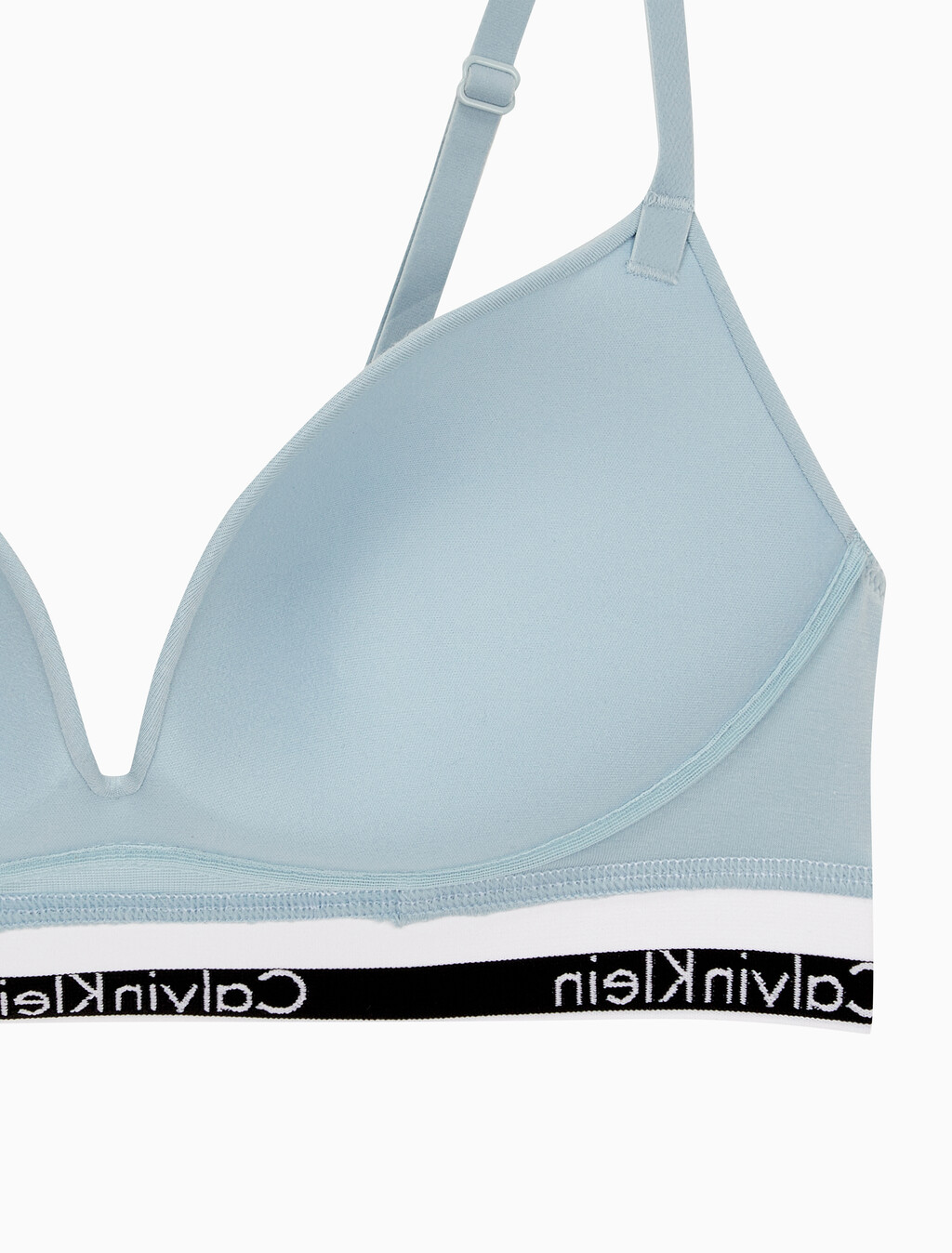Buy 여성 모던코튼 AF 푸쉬업 브라 in color STERLING BLUE