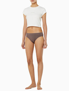 Buy 여성 퓨전 플랙스 하이라이즈 비키니 팬티 in color GREY BROWN