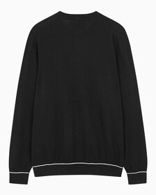 Buy 남성 에센셜 크루넥 스웨터 in color CK BLACK