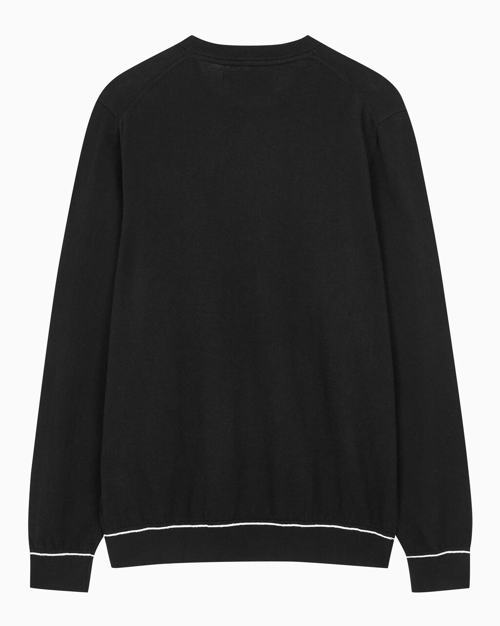 Buy 남성 에센셜 크루넥 스웨터 in color CK BLACK