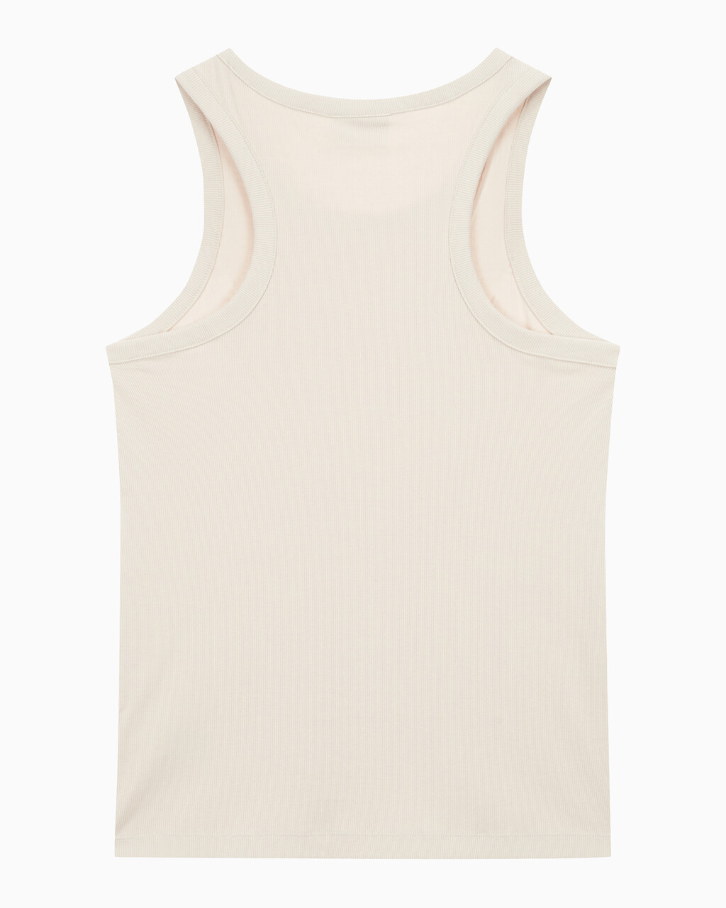 Buy 남성 로고탭 레이서백 슬리브리스 티셔츠 in color CLASSIC BEIGE