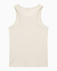 Buy 남성 로고탭 레이서백 슬리브리스 티셔츠 in color CLASSIC BEIGE