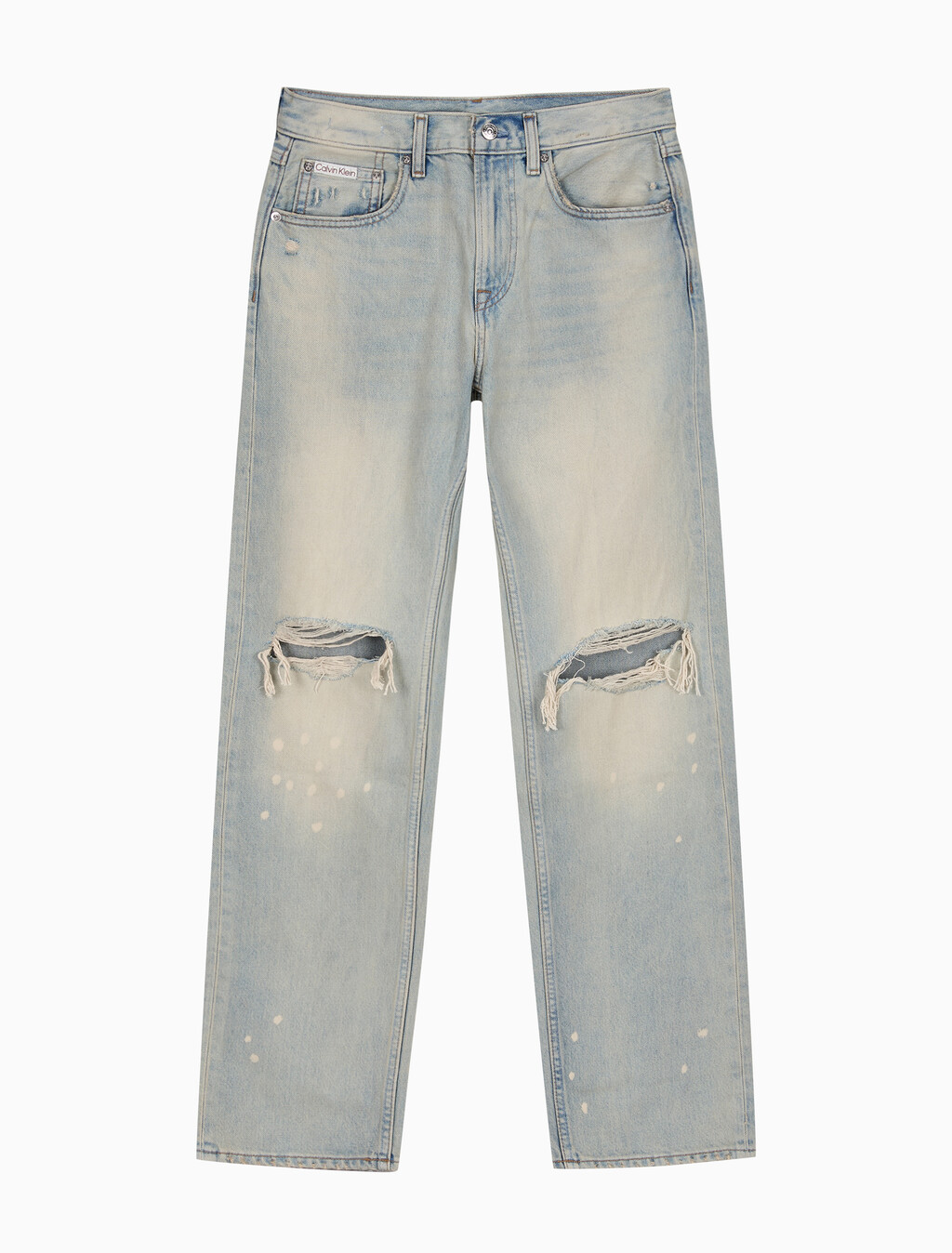 Buy 남성 90's 스트레이트핏 라이트블루 데님 in color Light blue