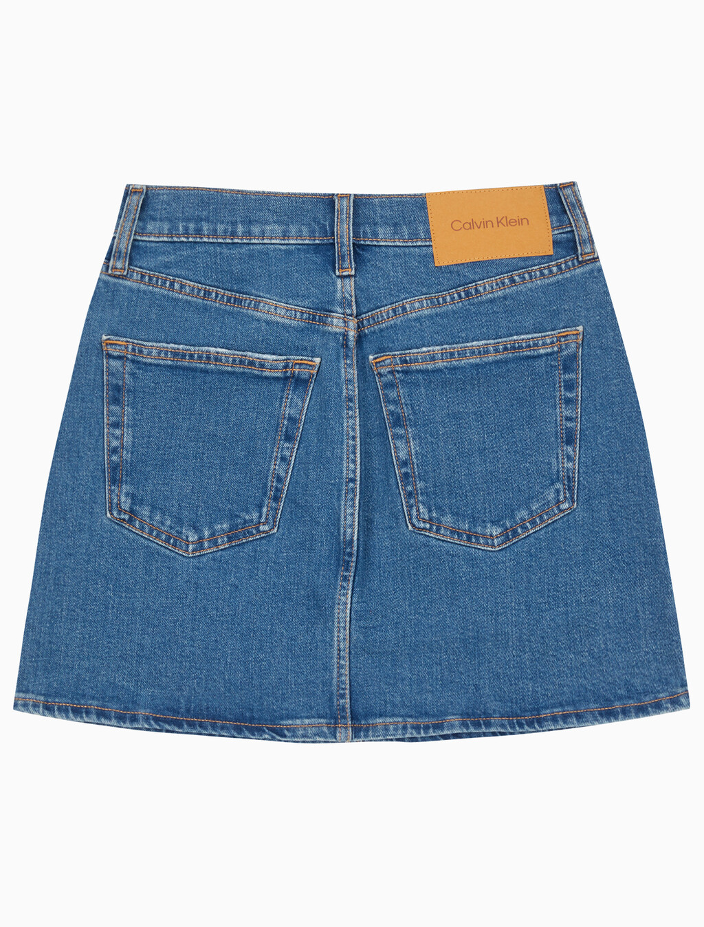 Buy 여성 컴포트 스트레치 데님 미니 스커트 in color BLUE