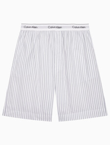 Buy 남성 코튼 코플린 슬립 쇼츠 in color STEADY STRIPE GRISAILLE