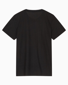 Buy 남성 레귤러핏 솔리드 CK 로고 반팔 티셔츠 in color CK BLACK